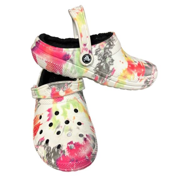 Crocs color splash lined size 7 - Picture 1 of 6